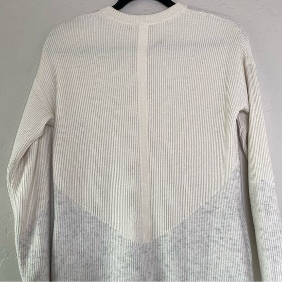 Lululemon Cream + Gray Restful Intention Sweater Small - Picture 6 of 10